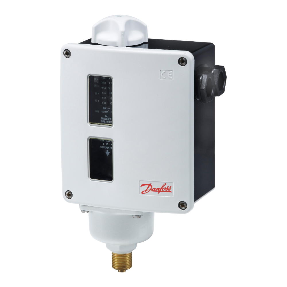 Danfoss RT200 Pressure Switch (0.20 - 6Bar)-017-523766