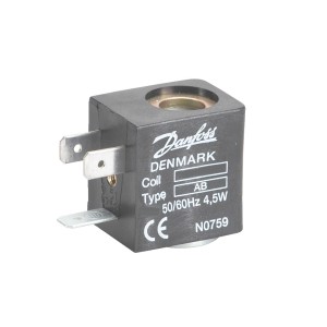 Danfoss AB230C Solenoid coil DIN Spade, Supply voltage AC: 230–042N0800