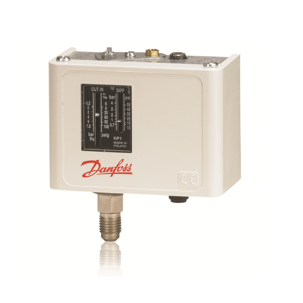 Danfoss KP1 Pressure Switch (-0.2 - 7.5Bar)-060-110166