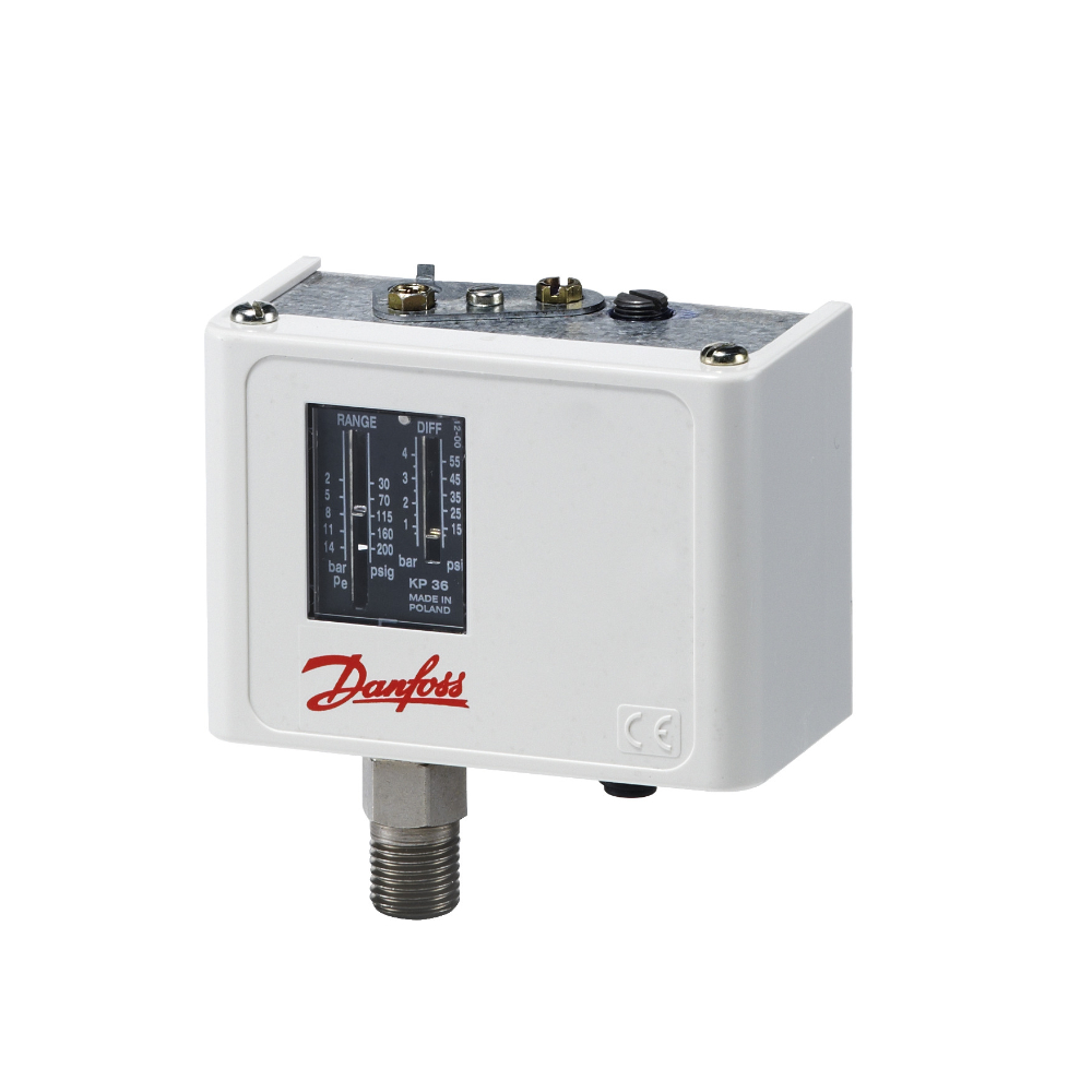 Danfoss KP35 Pressure Switch(-0.2 -7 Bar )-060-113366
