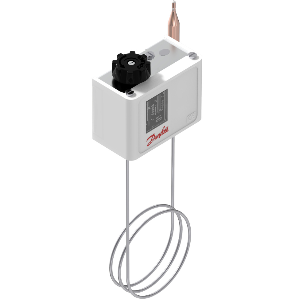 Danfoss KP77 Temperature Switch(20-60C)2Mtr-060L112166