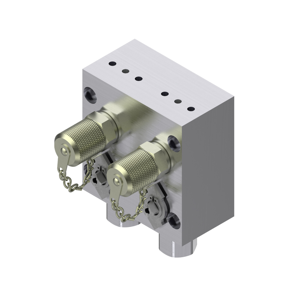 Danfoss MBV5000 Test Valve(2In,2Op)G1/4" Flange-061B7001