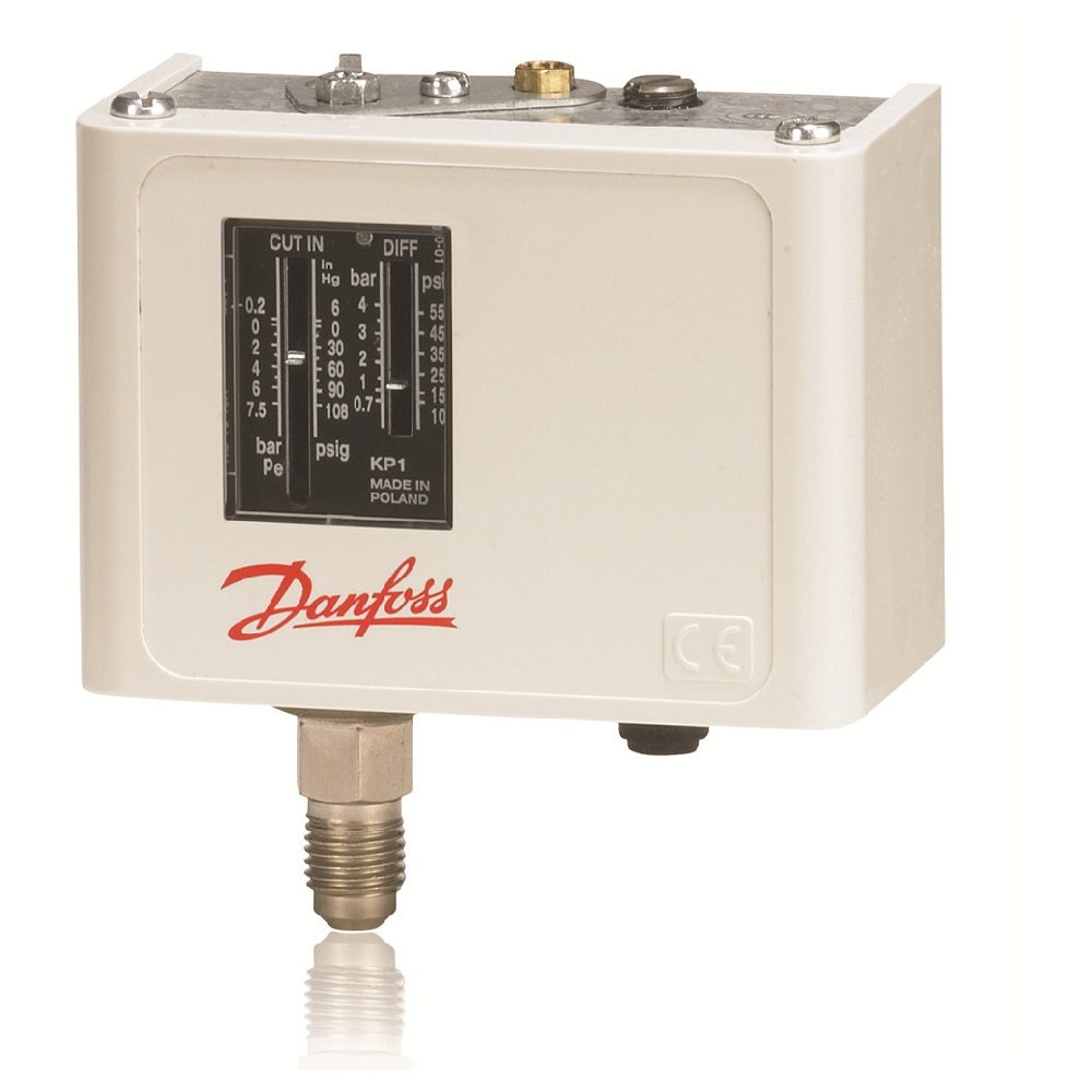 Danfoss Low Pressure Switch KP 1 (-0.9-7  bar)-060-110366