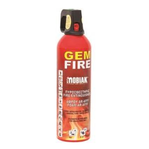 Mobiak Aerozol Type Extinguisher with Foam 750ml-MBK14-GEMFIRE-750