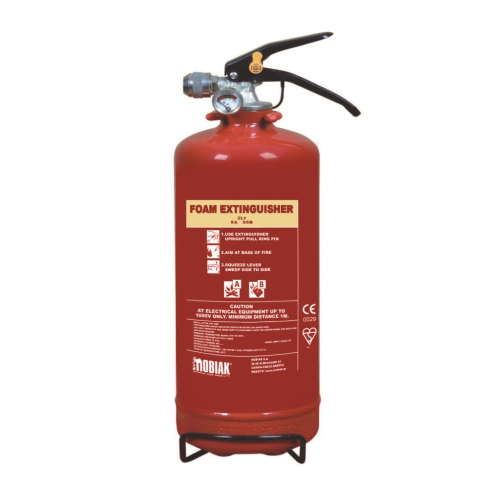 Mobiak Fire Extinguisher 2Ltr Foam-MBK17-020AF-VR