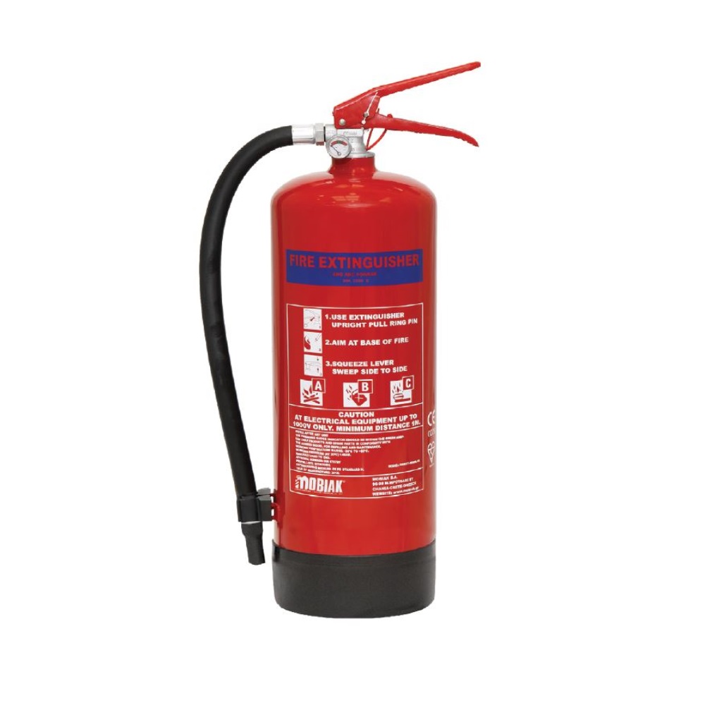 Mobiak Fire Extinguisher 6Kg Dry Powder-MBK17-060PA-VR