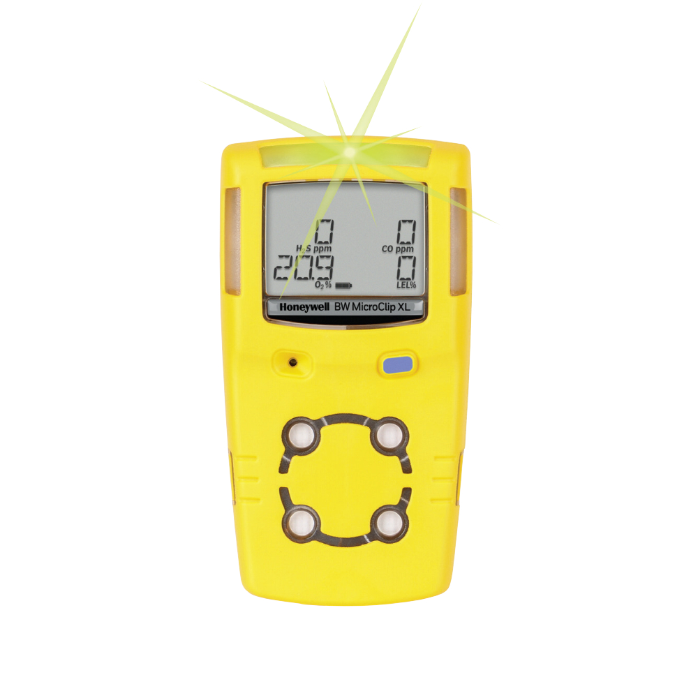 BW Technologies GasAlert MicroClip XL Multigas Detector-MCXL-XWHM-Y-UK