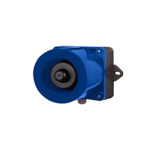 Qlight QWCD50 LED Strobe Light & Horn, 24VDC-BLUE-QWCD50