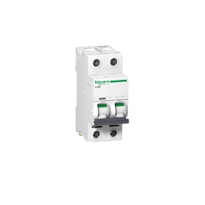 Schneider Acti9 iC60H 2P 10A C Miniature Circuit Breaker-A9F54210