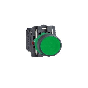 Schneider Green Push Button With Illumination, 22MM-XB5AA35