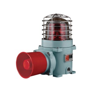 Qlight Explosion Proof Warning Light with Siren, 220-SESA-WS-220VAC