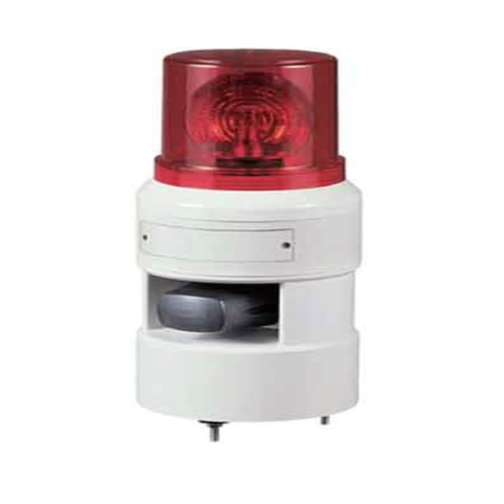 Qlight STND100L LED Flash Light With Sounder-24VDC-R-STND100L-24-R