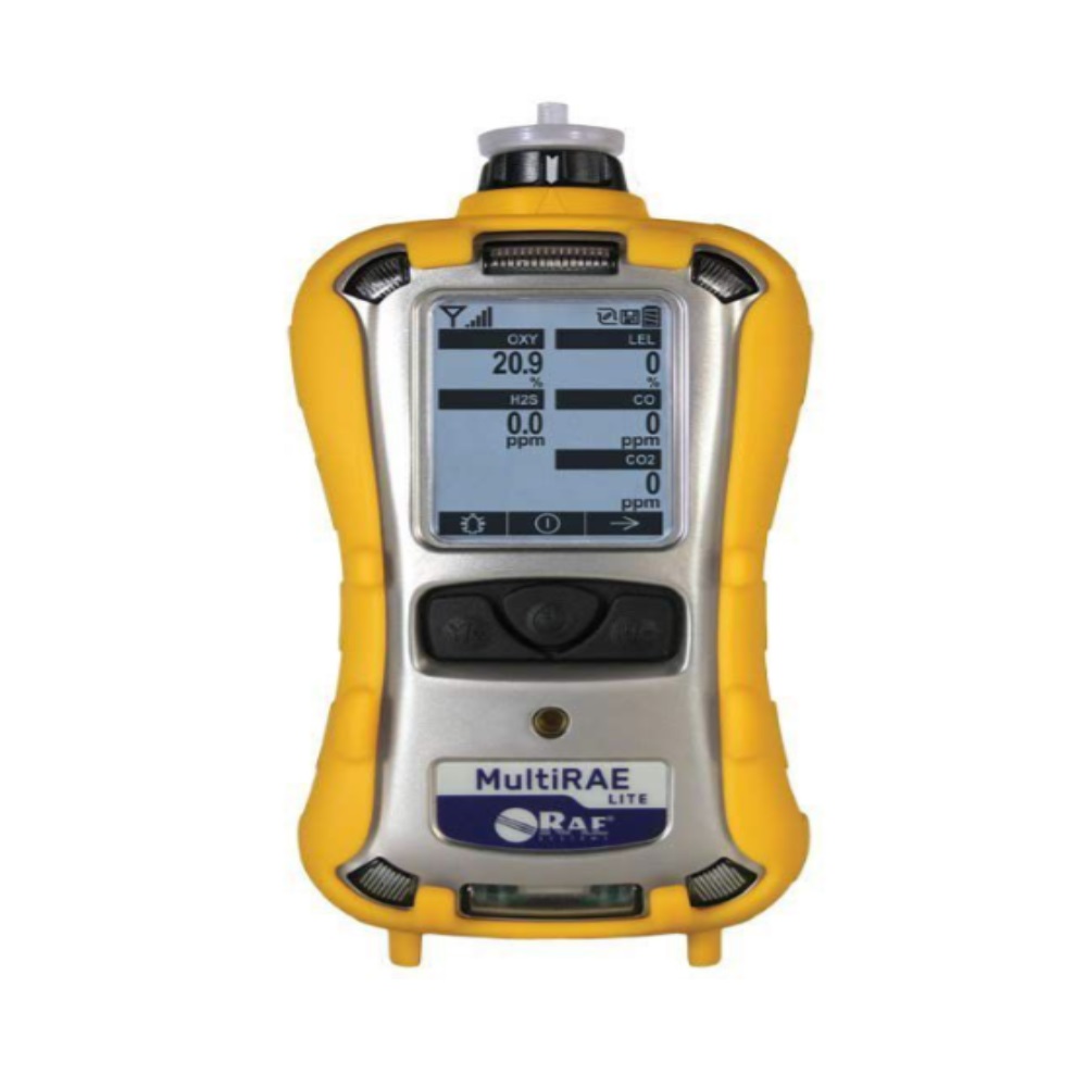 RAE Systems MultiRAE Lite Pumped Portable Multi-Gas Monitor-10.6 eV PID / LEL / H2S / CO / O2- MAB3-A2C112E-020