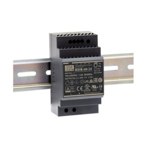 Mean Well AC-DC Ultra slim DIN rail Power Supply, Output 24VDC-HDR-60-24