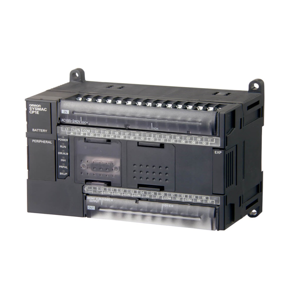 Omron PLC, 100-240 VAC supply, 24 x 24 VDC inputs-CP1E-N40DR -A