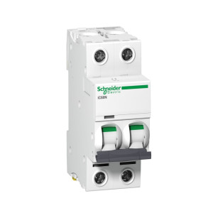 Schenieder Acti9 iC60N 2P 32A C Miniature Circuit Breaker-A9F44232