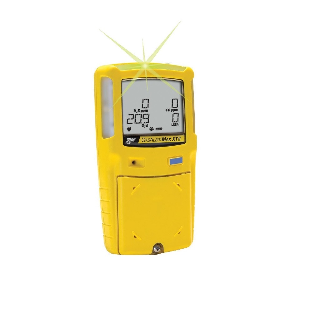 BW Technologies Portable Four Gas Monitor with Pump Model GasAlert MAX XT II- XT-XWHM-Y-UK