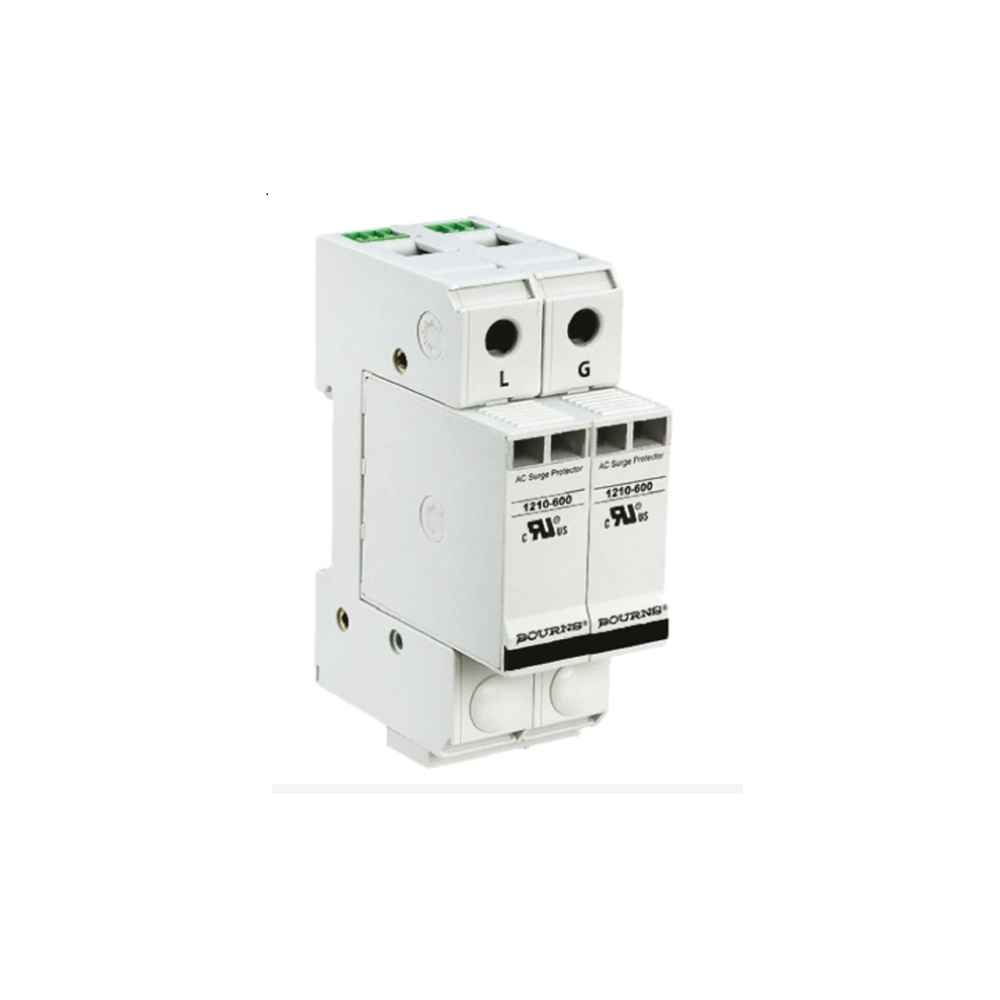 Bourns 1210 Surge Arrester 600 V ac Maximum Voltage Rating 100kA Maximum Surge Current 1 Pole Protector-1210-1S-600