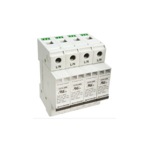 Bourns 1210 Surge Arrester 600 V ac Maximum Voltage Rating 100kA Maximum Surge Current 4 Pole Protector-1210-4S-400