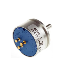 Bourns 1kΩ Rotary Potentiometer 1-Gang Servo Mount-6539S-1-102