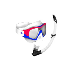 Aqualung Combo Vita Mask - Red/Blue