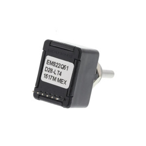 Bourns 256 Pulse Incremental Mechanical Rotary Encoder with a 3.17 mm Plain Shaft (Indexed), Bracket Mount- EMS22Q51-D28-LT4