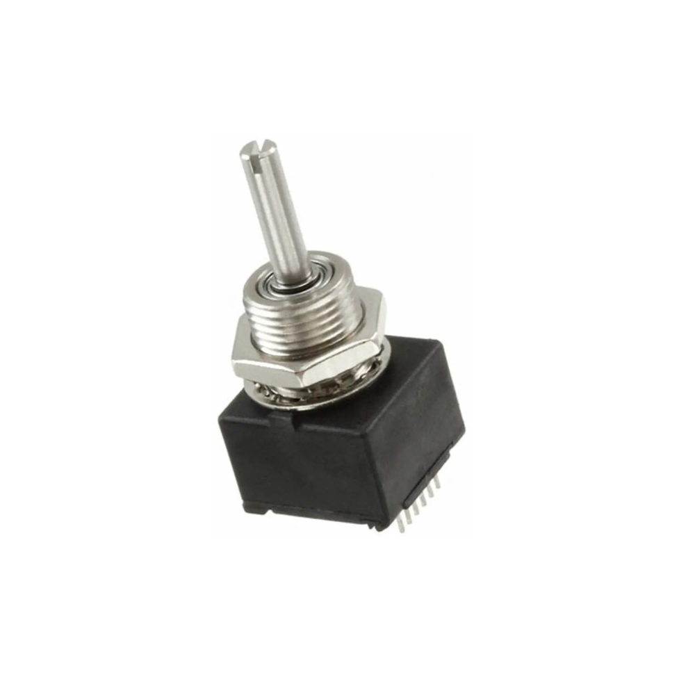 Bourns 5V dc 32 Pulse Optical Encoder with a 3.18 mm Slotted Shaft, Bracket Mount, Axial PC Pin-ES14A0D-E28-L032N