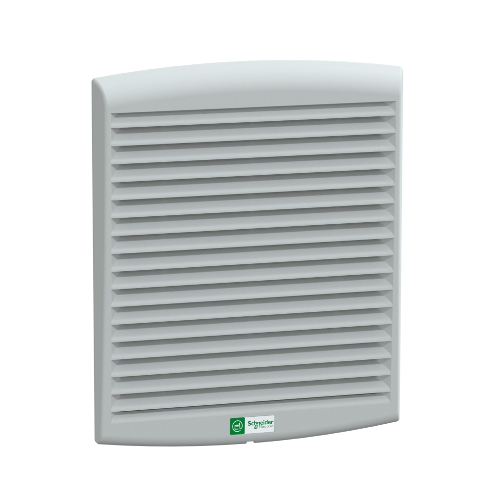 Schneider ClimaSys forced vent. fan 165m3/h, 230V, with outlet grille and filter G2-NSYCVF165M230PF