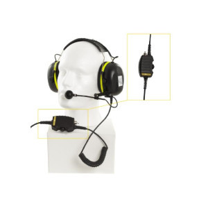 Zenitel VMP-36-PEL-Ad Headset with boom mic, headband, and 10m cable for VMP Station-1020600787