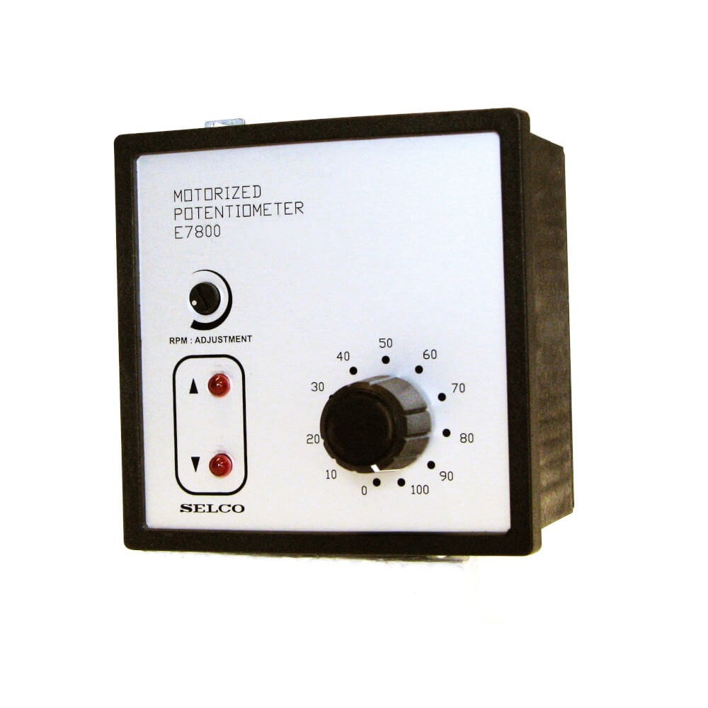 Selco Motorized Potentiometer. 24V DC, 0.8-6 rpm, 10 turn, 10kO-E7800.0770